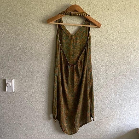 Satya Paul Designer Halter Silk Dress - Picture 10 of 16